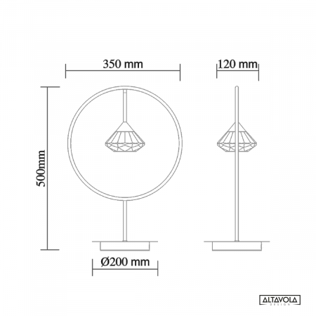 Lampa de masa TIFFANY Altavola Design [8]