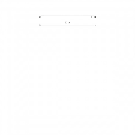 Tub LED T8, 11W, 3000K, 1700 lm, lungime 60 cm - NOWODVORSKI [2]