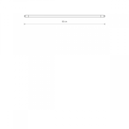 Tub LED T8, 16W, 3000K, flux 2300 lm, 90 cm - NOWODVORSKI [1]