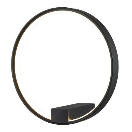 Lampă de perete LED ACIRCULO, neagră, 30 cm - Step into Design [1]