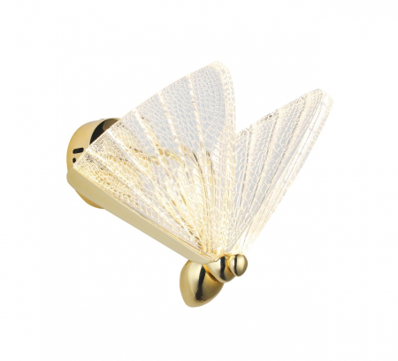 LED - Lampă de perete LED BEE, aurie, 18 cm - Step into Design