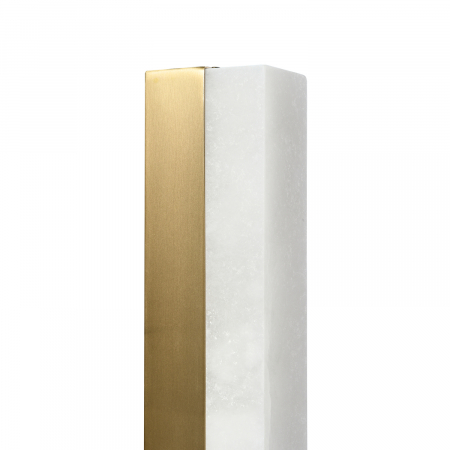 Lampă de perete BLOCK, marmura alba/alama, 40 cm [1]