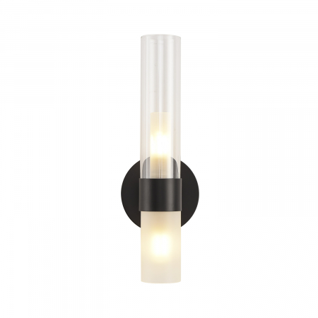 Lampa de perete CANDELA, neagră, 31 cm - Step into Design