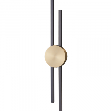 Lampa de perete LED CENTRO, negru/alama, 3000K, inaltime 122 cm - STEP INTO DESIGN [3]