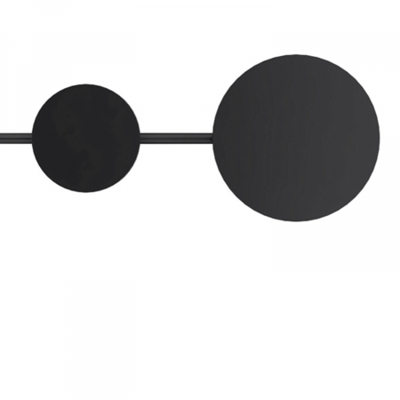 Lampa de perete neagra LED CLEX-2_86 cm - Step into Design [1]