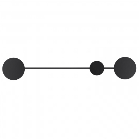 LED - Lampa de perete neagra LED CLEX-2_86 cm - Step into Design