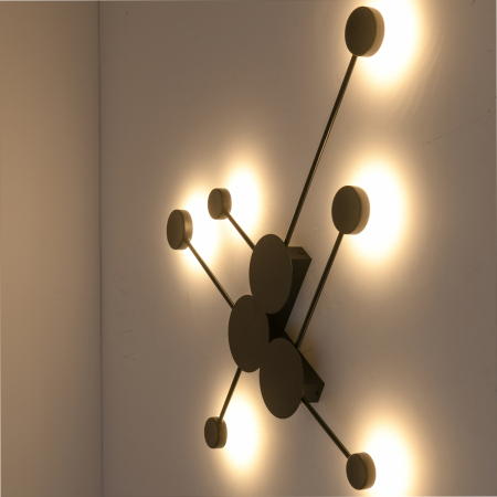 Lampă de perete LED CLEX-6, neagră, 89 cm - Step into Design [4]