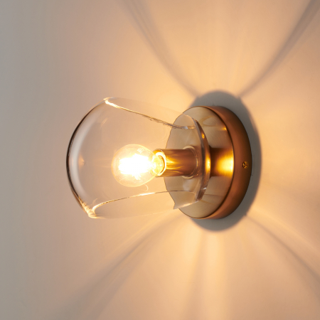 Lampă de perete COSMIC, aurie, 15 cm - Step into Design [1]