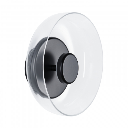 Aplice perete - Lampa de perete neagra LED DISCO 23 cm - step into design