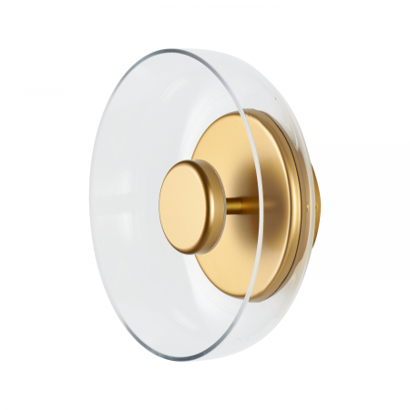 Lampa de perete gold LED DISCO 23 cm - step into design