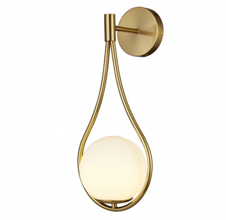 Lampă de perete DROP, aurie, 45 cm - Step into Design [1]