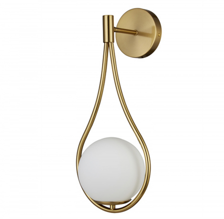 Lampă de perete DROP, aurie, 45 cm - Step into Design