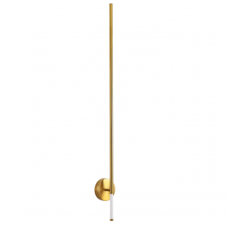 Aplică de perete LED FRESCO, auriu/alabastru, 3000 K, 125 cm