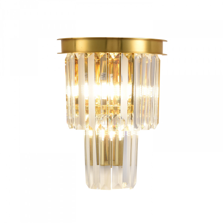 Lampă de perete SPLENDORE aurie, lățime 20 cm - Step into Design