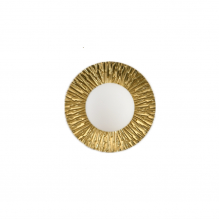 Lampă de perete SUN S, auriu/alb, 20 cm - Step into Design