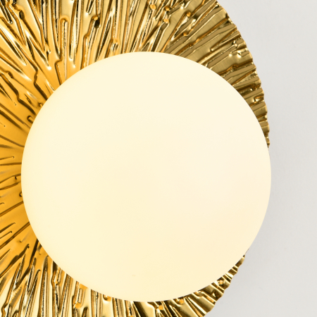 Lampă de perete SUN L, auriu/alb,  40 cm - Step into Design [7]