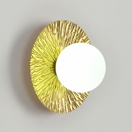Lampă de perete SUN L, auriu/alb,  40 cm - Step into Design [5]