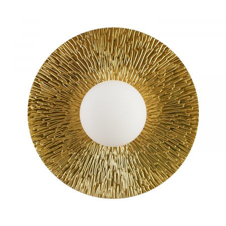 Lampă de perete SUN L, auriu/alb,  40 cm - Step into Design