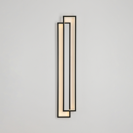 Aplică de perete LED SYMMETRY, negru/alb, 3000K, 160 cm [1]