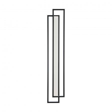 Aplică de perete LED SYMMETRY, negru/alb, 3000K, 160 cm