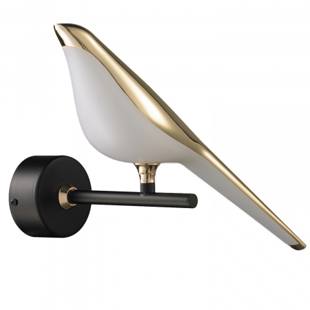 LED - Aplică de perete LED TIT, aurie/albă, 3000K, 21 cm - Step into Design