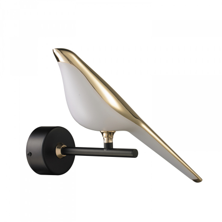 Aplică de perete LED TIT, aurie/albă, 3000K, 21 cm - Step into Design [1]