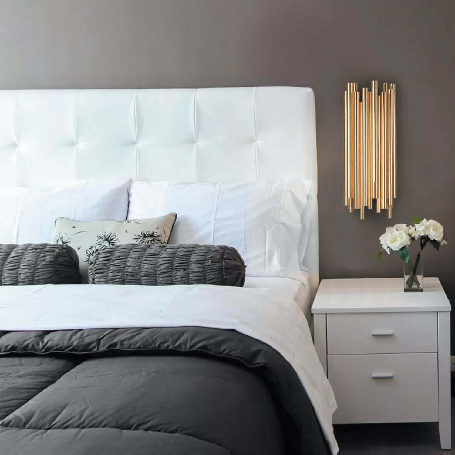 Lampa de perete aurie TUBO 50 cm - step into design [9]