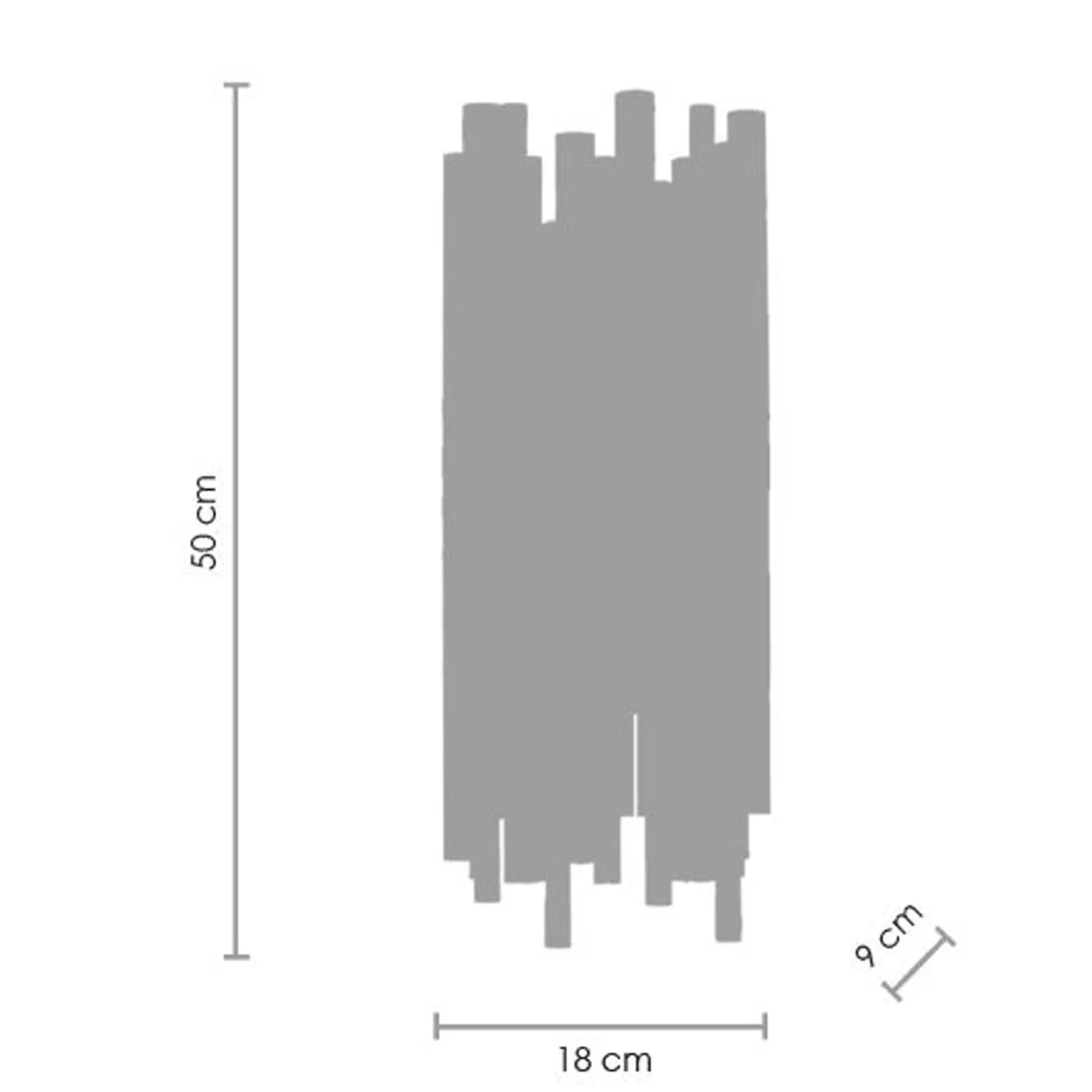 Lampa de perete aurie TUBO 50 cm - step into design [8]