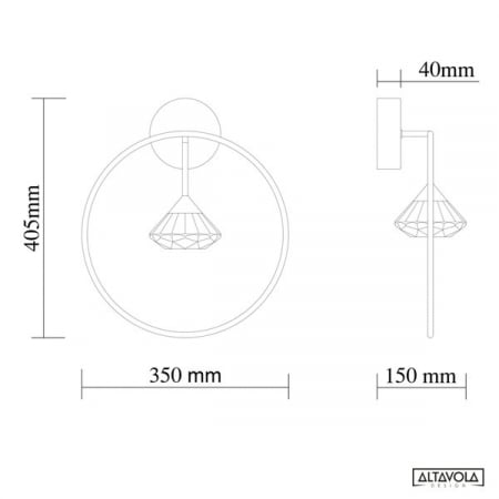 Lampa de perete TIFFANY Altavola Design [10]