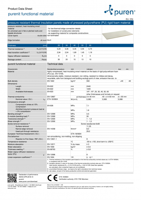 Placa Purenit 1220x2440mm diverse grosimi [2]