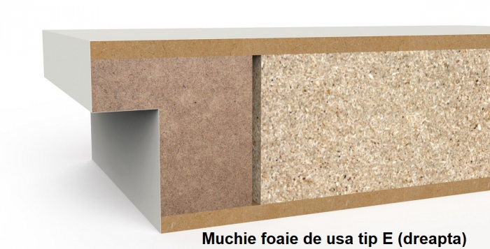 Usa de interior LEBOdoors CPL finisaj gri perlat [4]