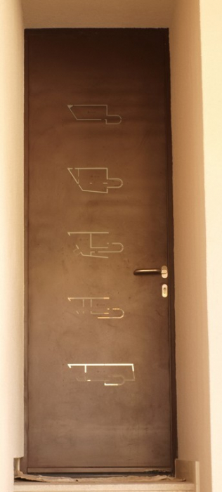 Usa din otel plina fara frezari cu broasca  de siguranta RC3 [7]