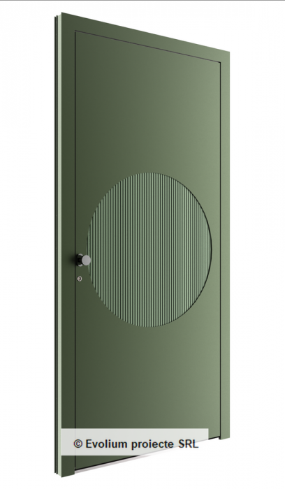 Usa de intrare cu model [1]