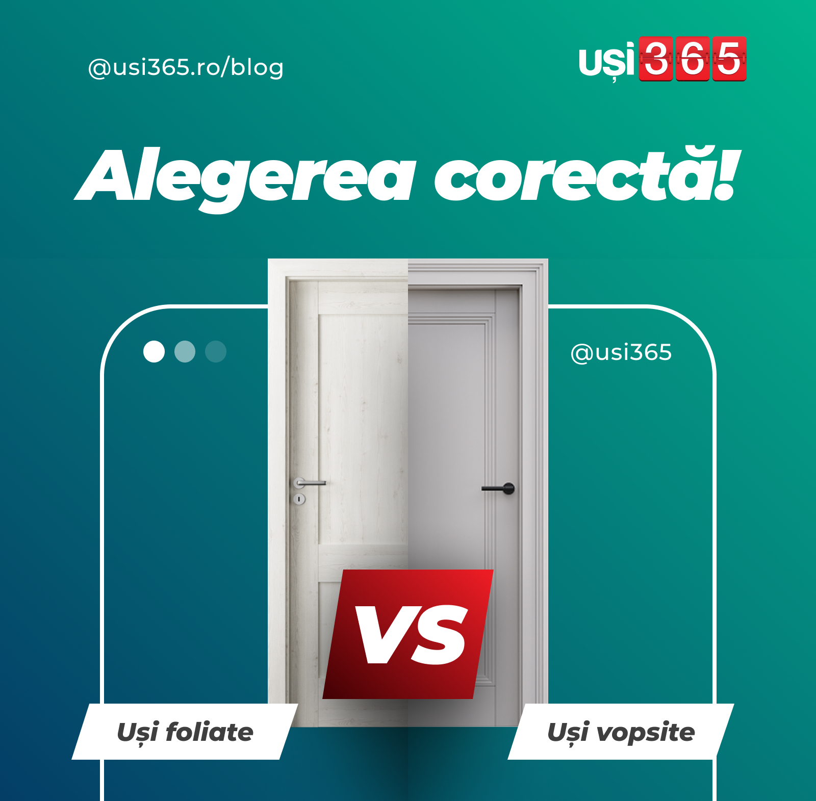Uși de interior vopsite vs uși foliate: Alegerea corectă!