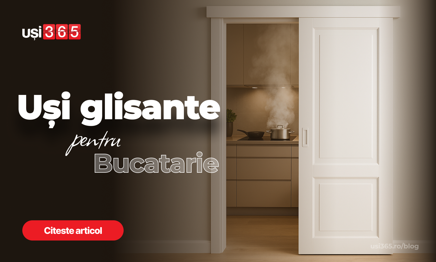 Usi glisante pentru bucatarie – Etansare si economisire de spatiu