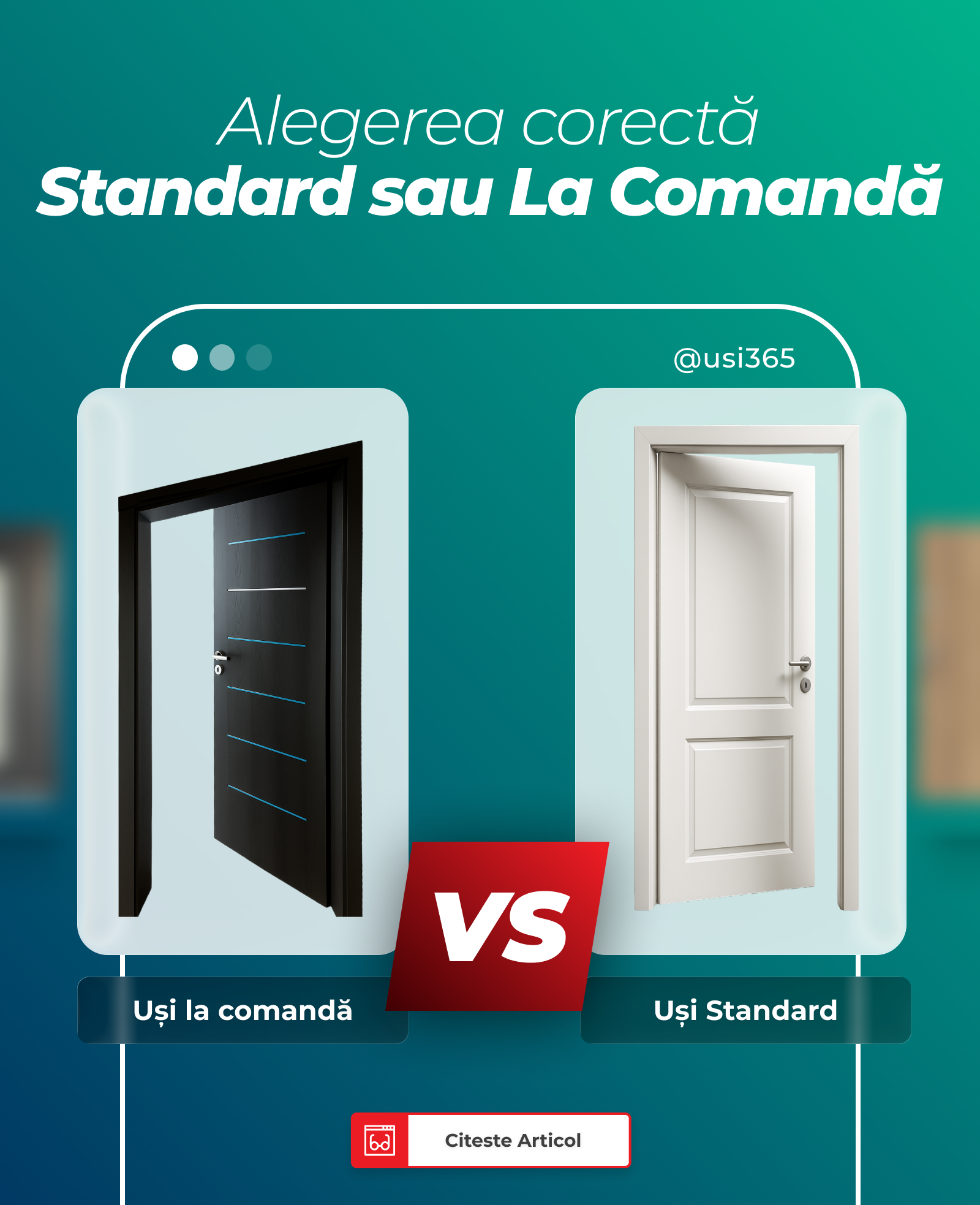 Uși Standard sau Uși pe Comandă: Ghidul Complet pentru Alegerea Perfectă Uși Standard sau Uși pe Comandă: Ghidul Complet pentru Alegerea Perfectă