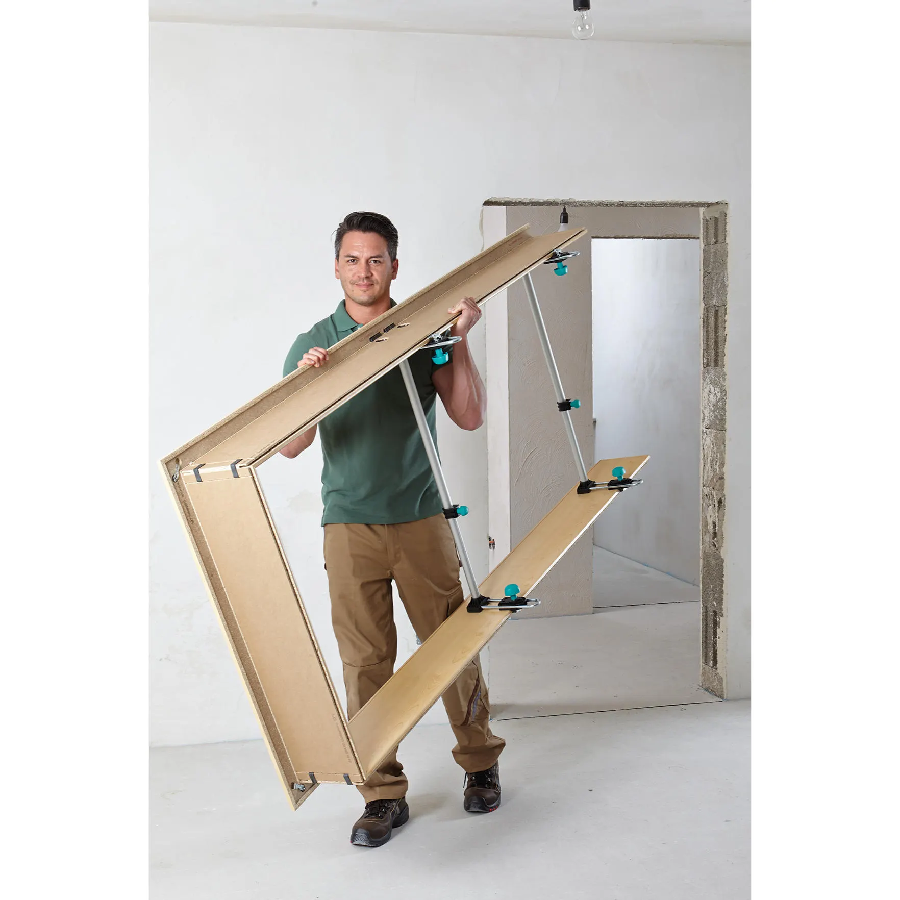 Distantier pentru captuseala / toc montaj usa de interior - Wolfcraft Easy - 3675000 [3]