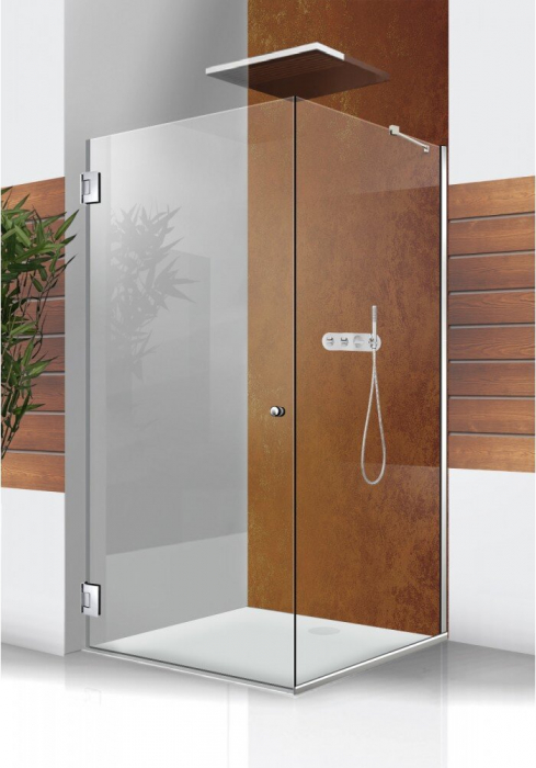 Cabina de dus complet echipata - sticla clara / mata - 1200 x 2000 [2]