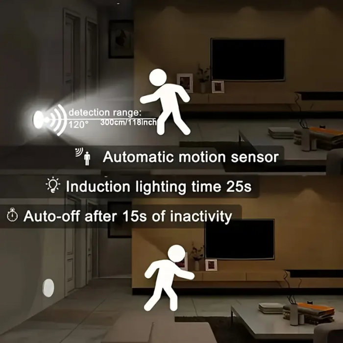 Lampa cu lumina LED si senzor de miscare [6]