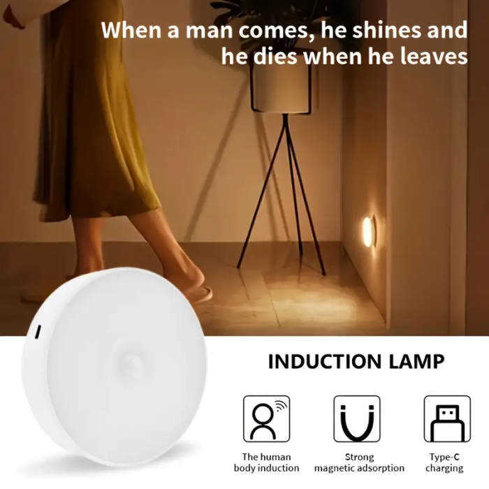 Lampa cu lumina LED si senzor de miscare [8]