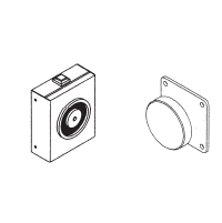 Electromagnet pentru usi glisante antifoc deschise fixare pe perete [2]