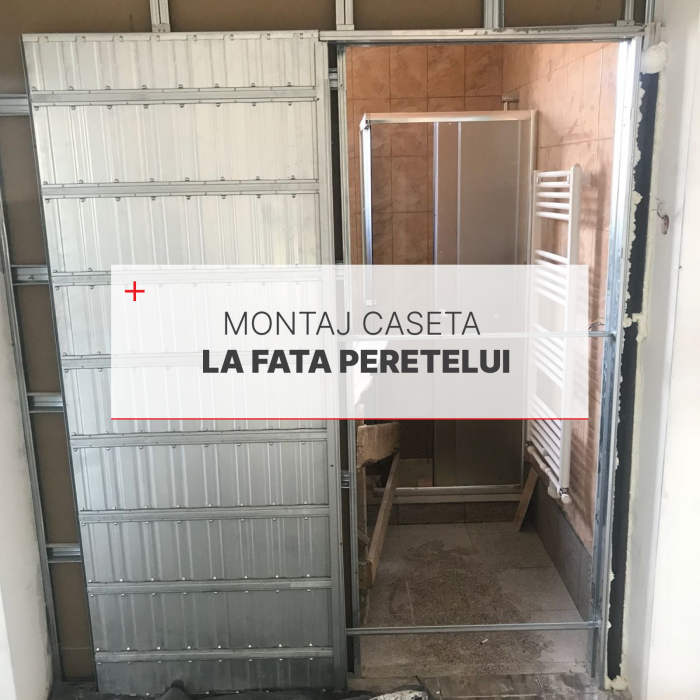 Kit glisare / culisare in perete - Caseta incastrata in perete gips-carton [6]