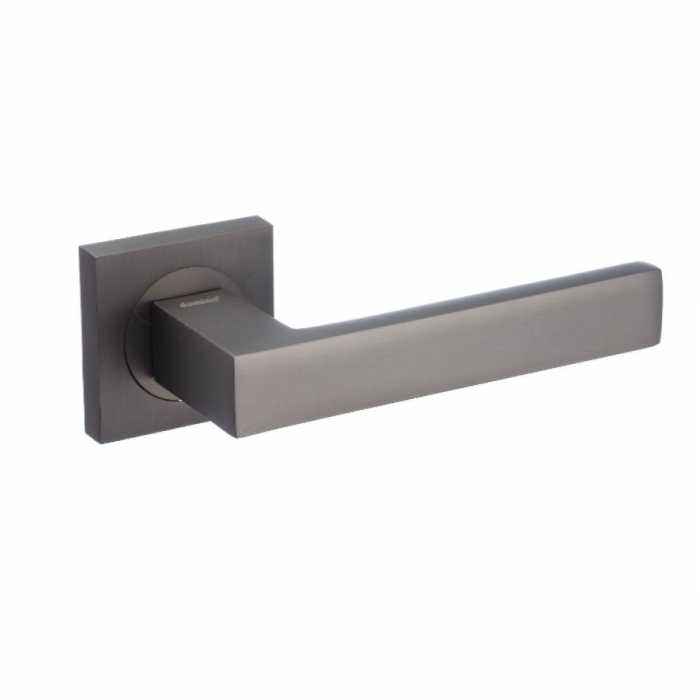 Maner QUBICK titan gri antracit si rozeta patrata PZ / BB / WC [2]