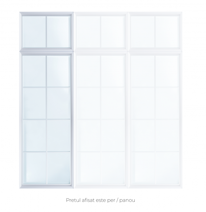 Perete despartitor sticla - Dimensiuni configurabile la comanda [2]