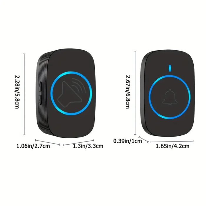 Sonerie usa Wireless - Smart - Doorbell - Acoperire 150m [2]