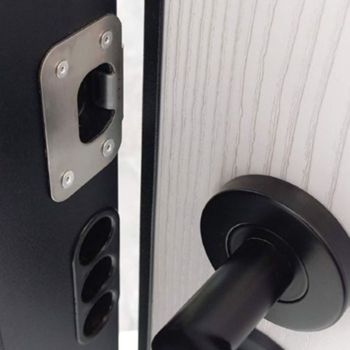 Usa antiefractie RC3 intrare apartament FORTUNA365 – Bicolora Alb Interior / Pin Negru Exterior [10]