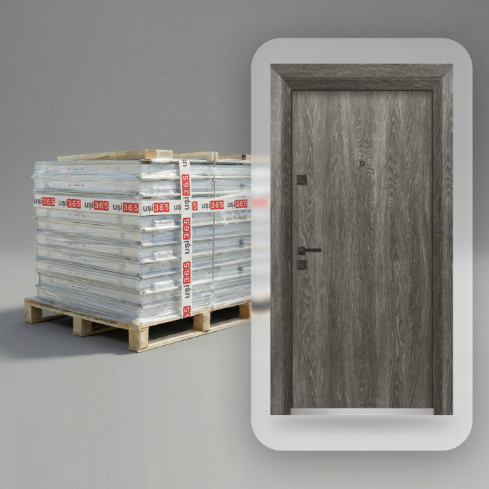 Pachet 12 x Usa antiefractie RC3 intrare apartament FORTUNA365 – Bicolora Alb Interior / Gri Cenusa Exterior [1]