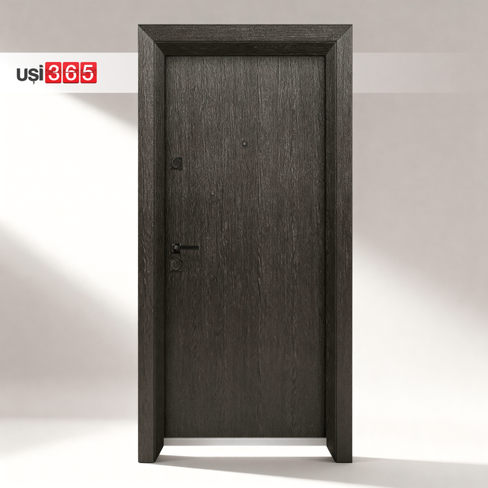 Usa antiefractie RC3 intrare apartament FORTUNA365 – Bicolora Alb Interior / Pin Negru Exterior [2]