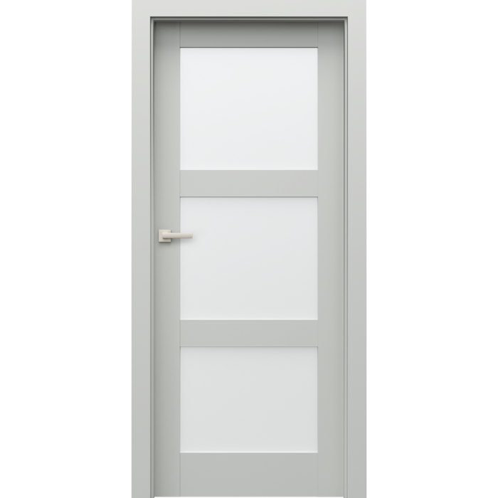 Usa cu toc reglabil HDF PORTA GRANDE - Model B3 cu sticla mata [1]