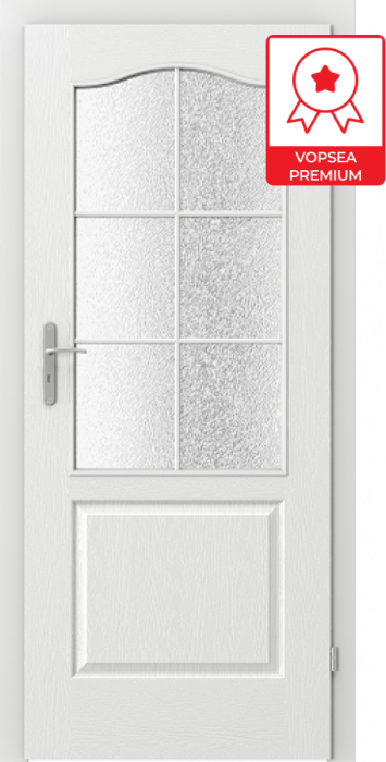 Usa cu toc reglabil HDF PORTA LONDRA Model B finisajt neted / Vopsea UV Premium / Standard [1]